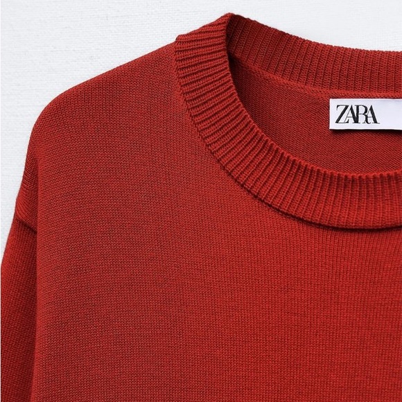 ZARA BLOGGER FAVORITE LONG KNIT DRESS - Picture 6 of 6